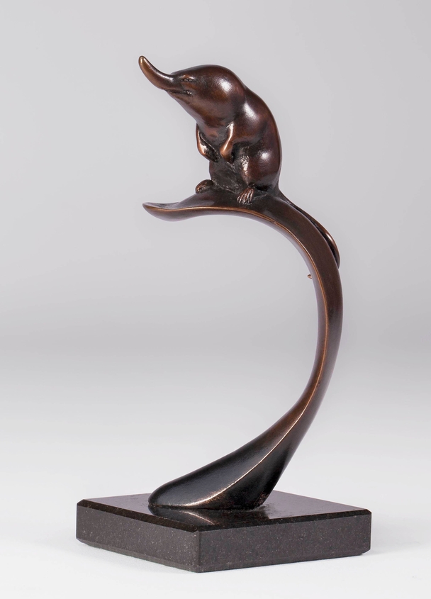 British Sculptor CARL LONGWORTH - Shrew (Edition 93/175)